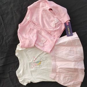 Infant 3pc summer cotton outfit
